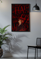 Laugh of a God Poster – Light Yagami Dark Justice Art