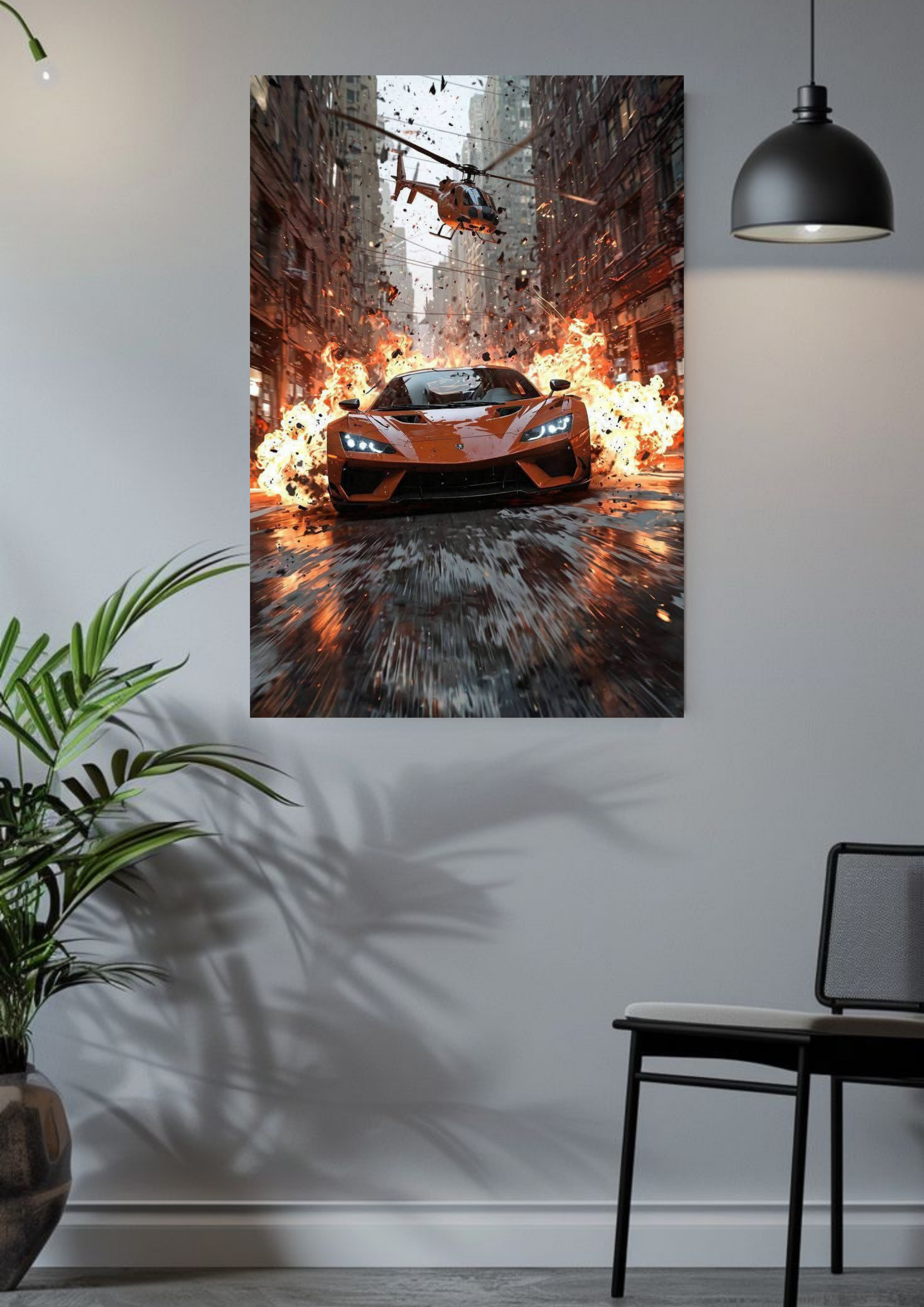 LAMBORGHINI SIAN • CITY ESCAPE | Car Posters