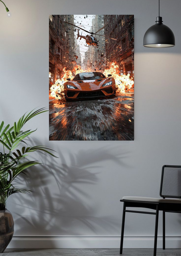 LAMBORGHINI SIAN • CITY ESCAPE | Car Posters
