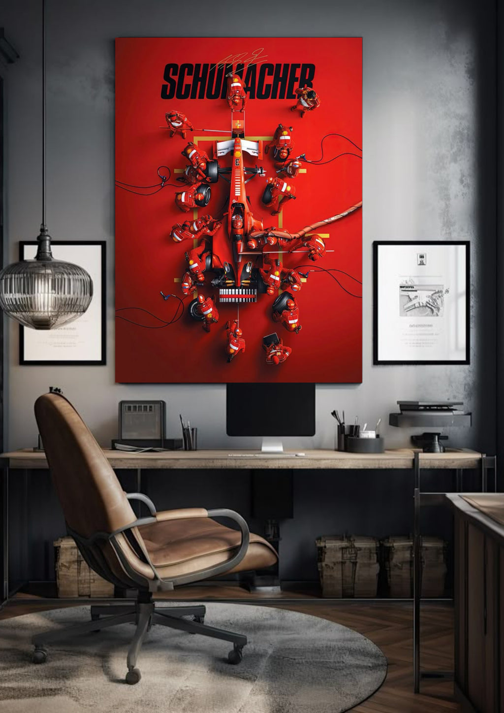 Michael Schumacher Ferrari Pitstop | Formula One | F1 POSTERS