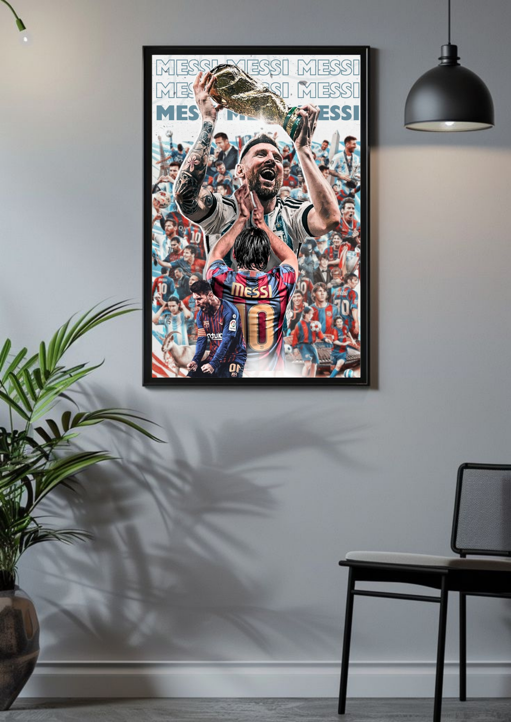 Legacy of a Legend – Messi Career Tribute Poster