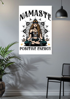 Namaste & Positive Energy Poster
