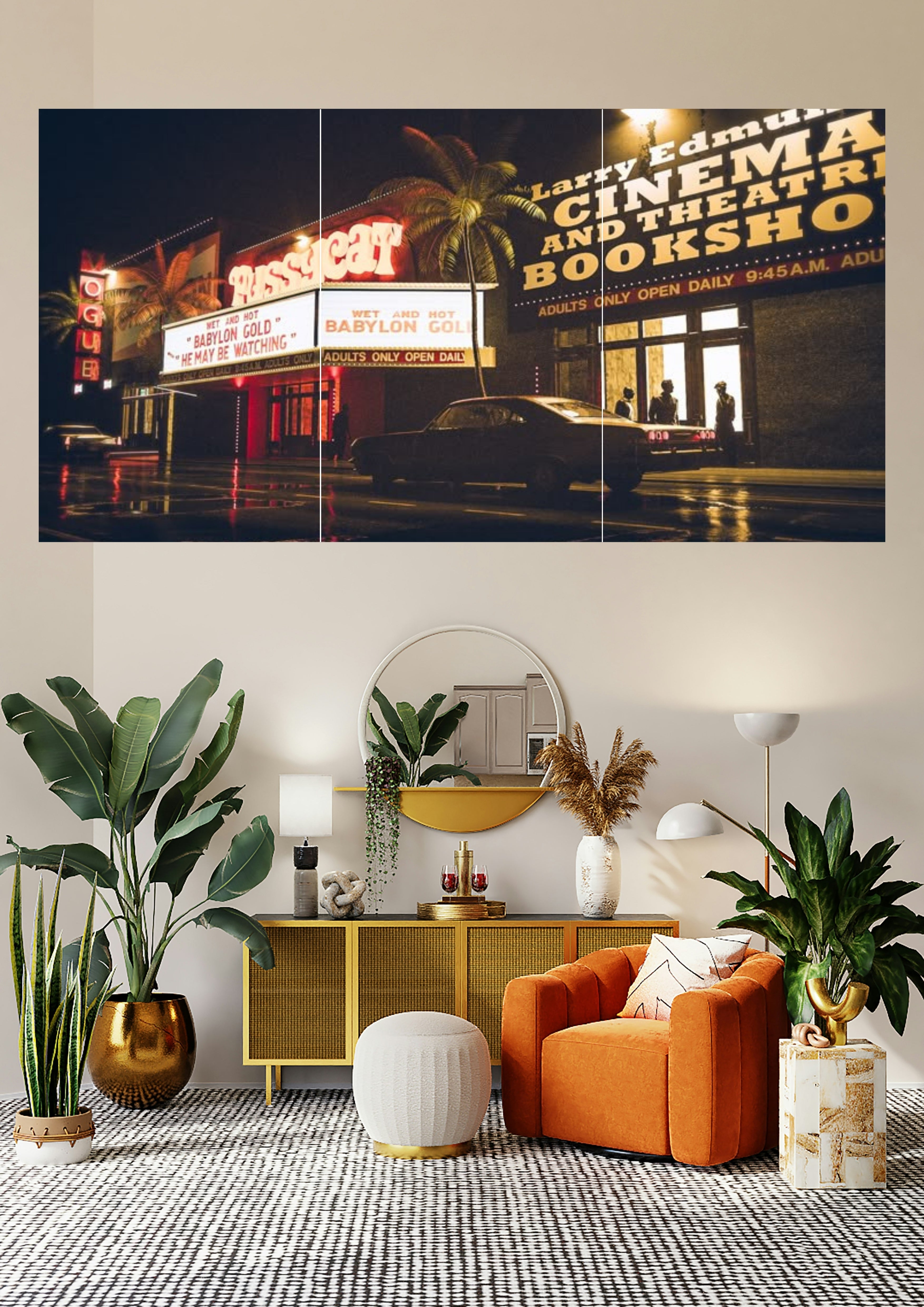 Babylon Cinema Night | Golden Age Glow | Hollywood Nostalgia Posters