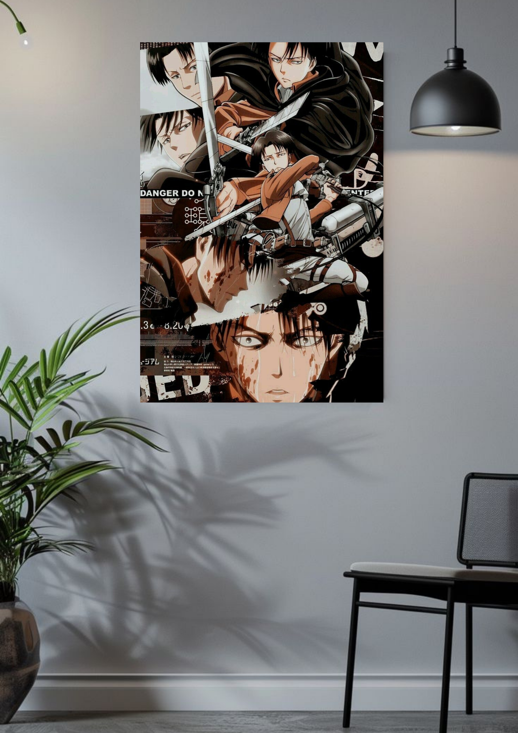 Silent Vow Poster – Levi Ackerman Grit Art