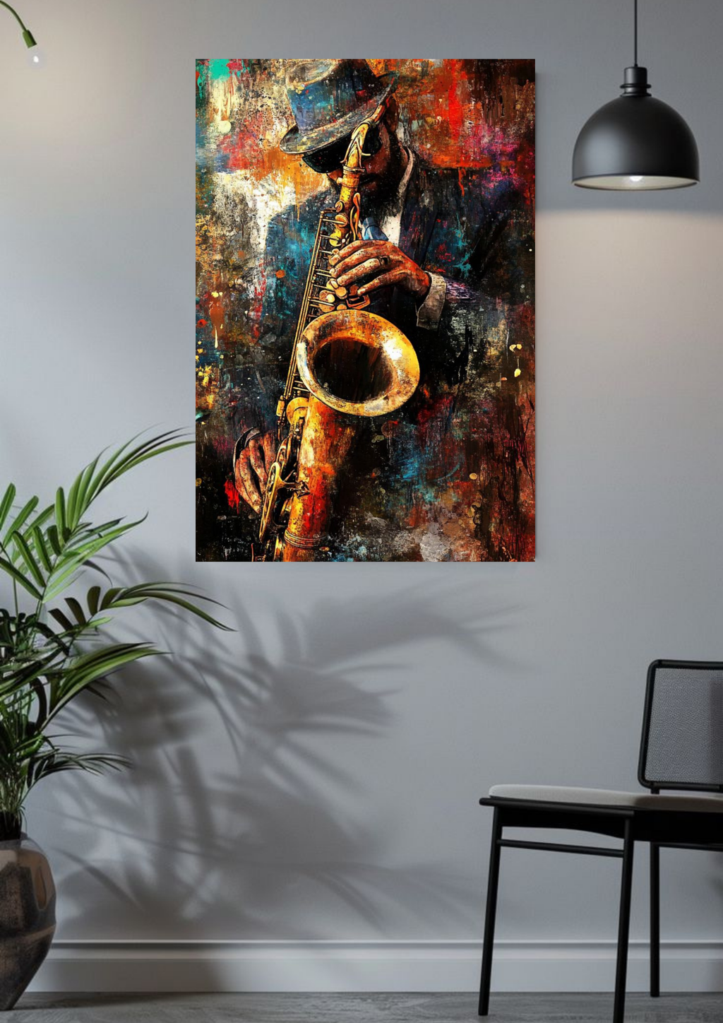 Midnight Sax Poster