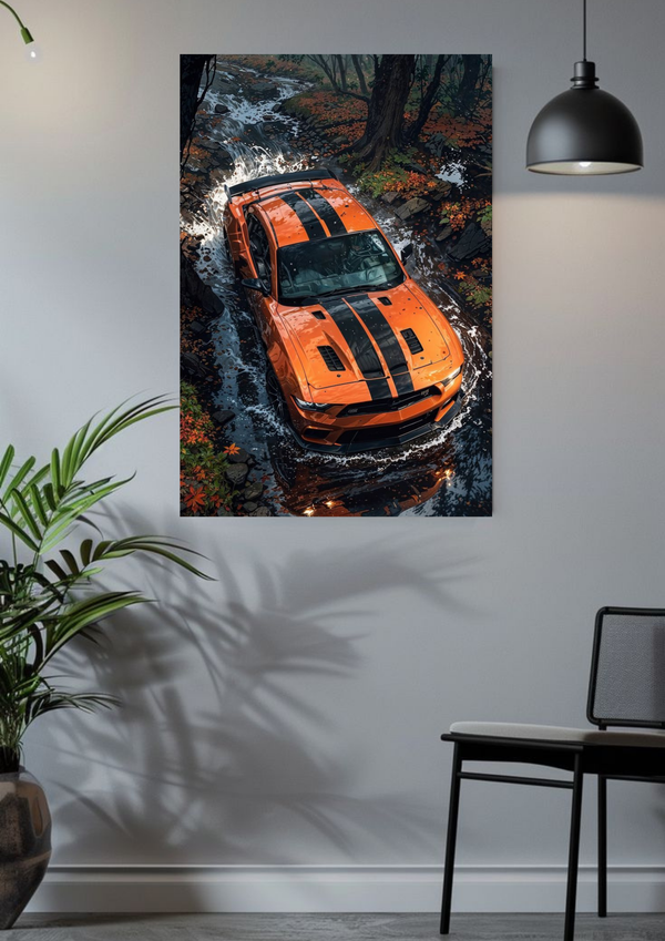 FORD MUSTANG • AUTUMN RUSH | Car Posters