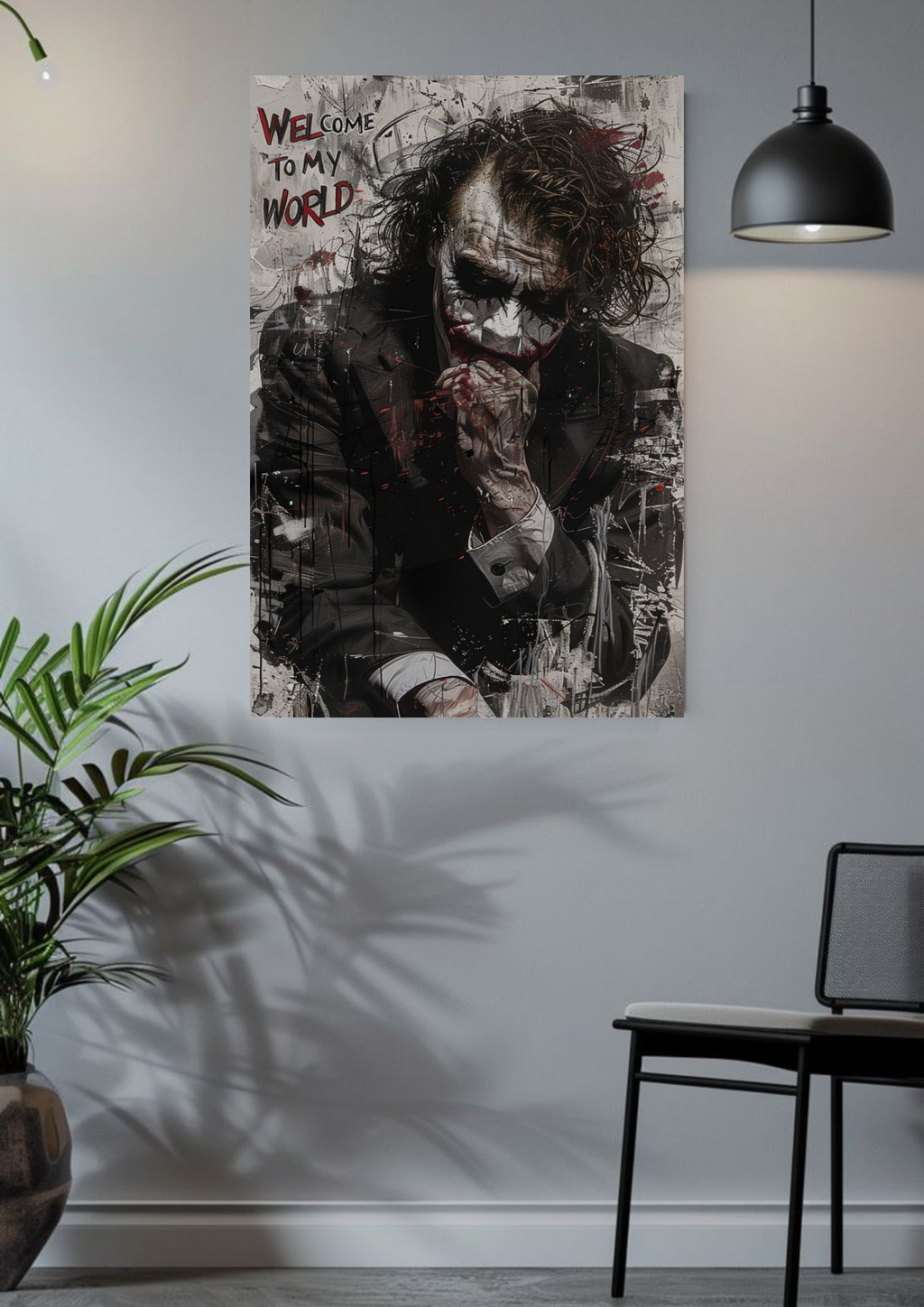 Heath Ledger’s Joker Tribute Art