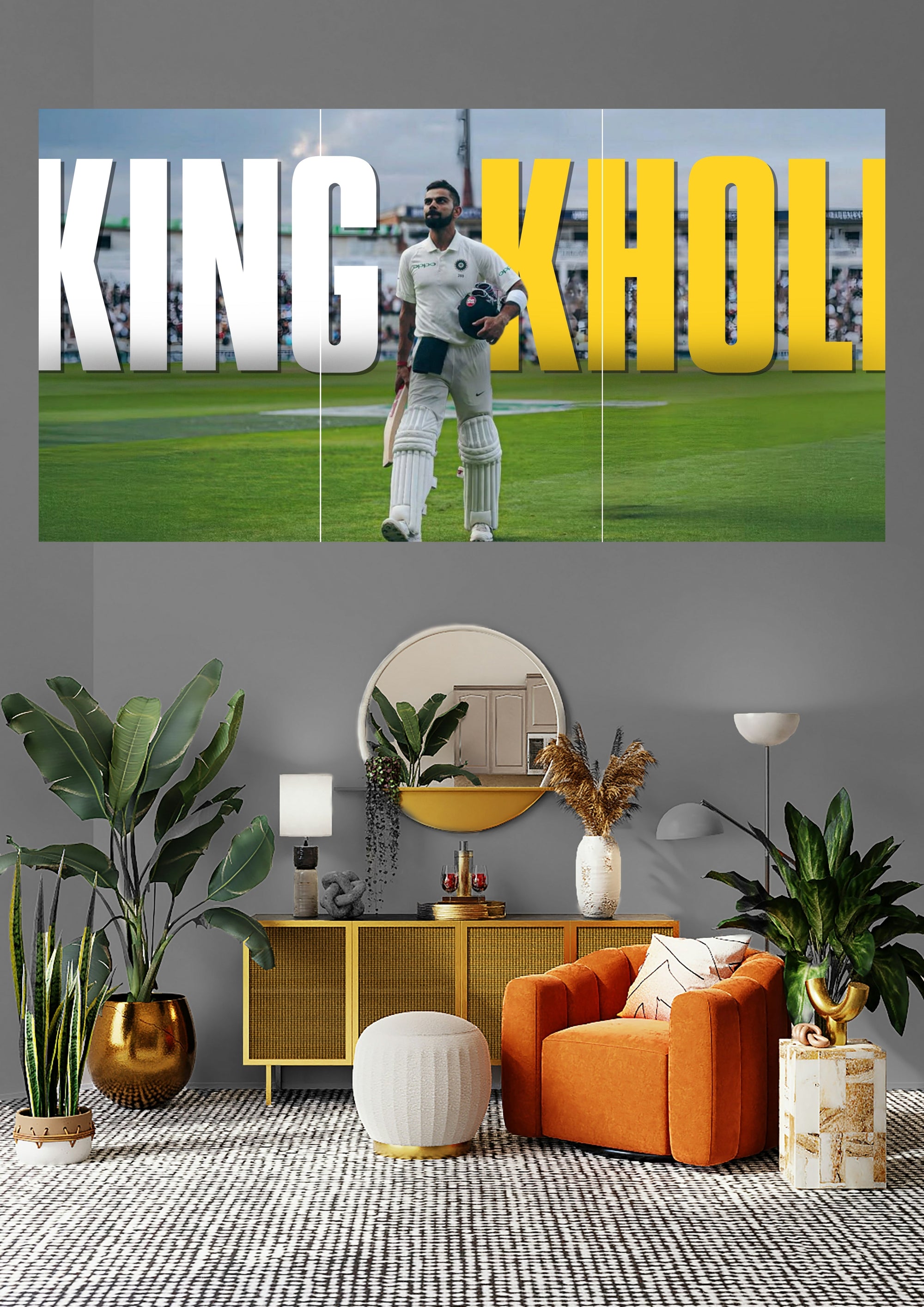 Virat Kohli | King of the Pitch | Cricket Royalty Posters