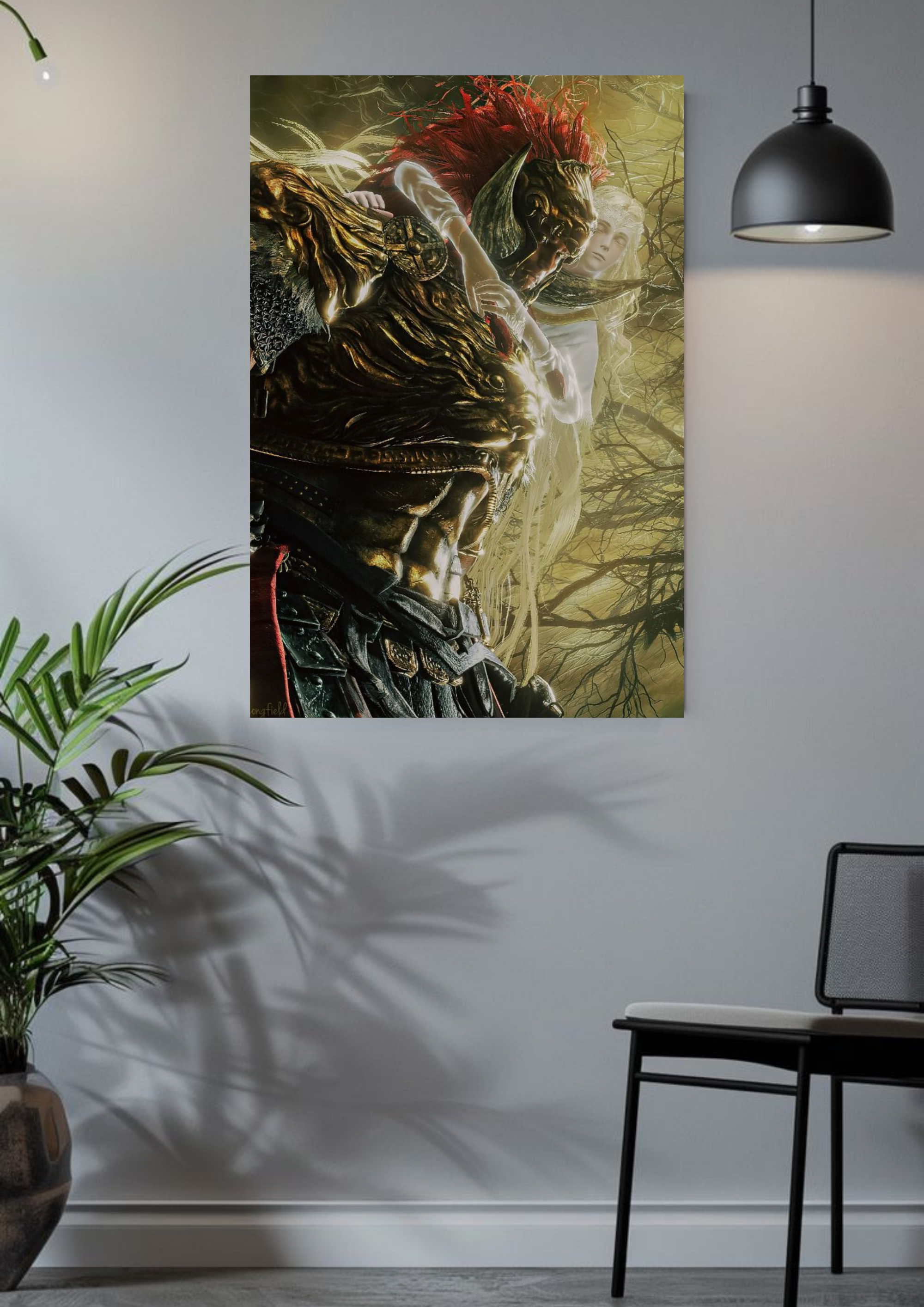 Lionheart & Maiden | Elden Ring | Game Posters