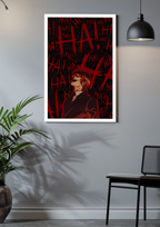 Laugh of a God Poster – Light Yagami Dark Justice Art