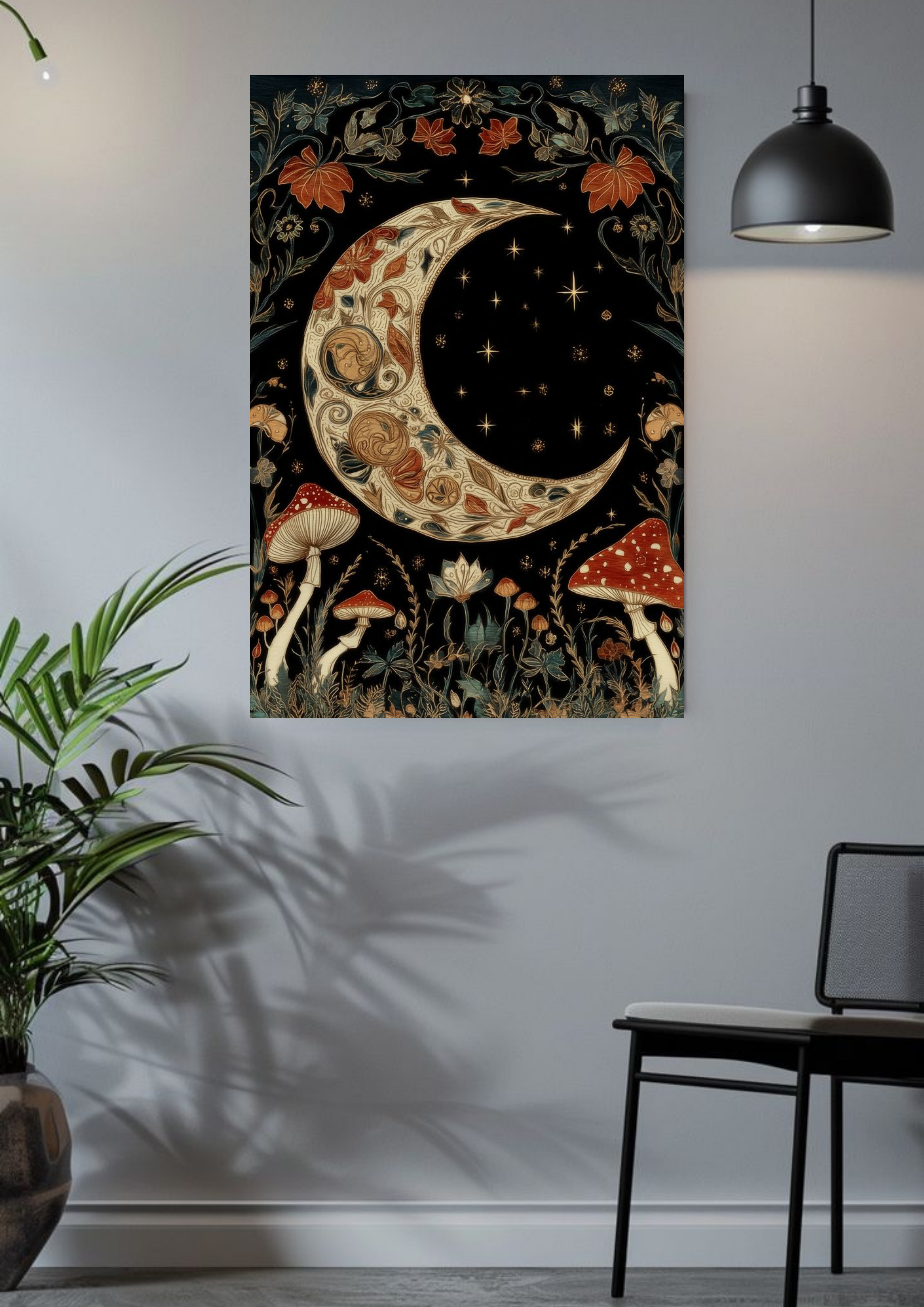 Enchanted Moon Grove Poster