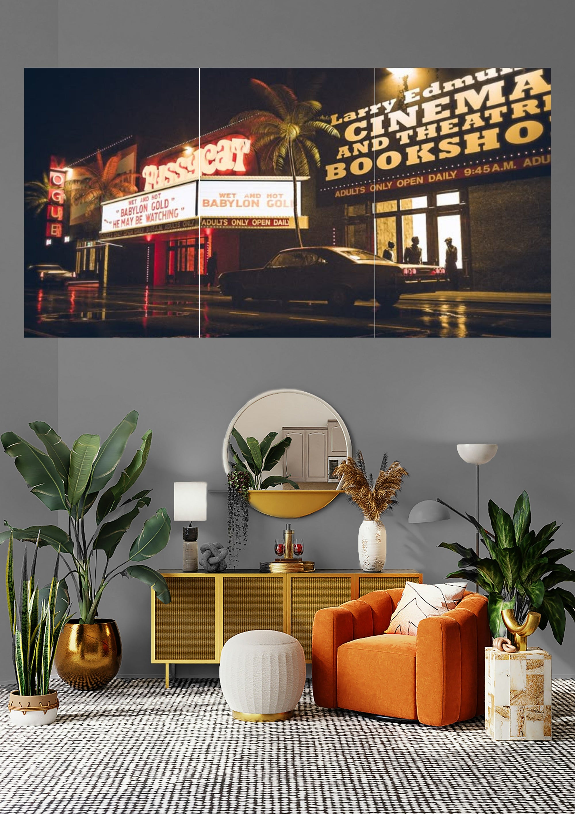 Babylon Cinema Night | Golden Age Glow | Hollywood Nostalgia Posters