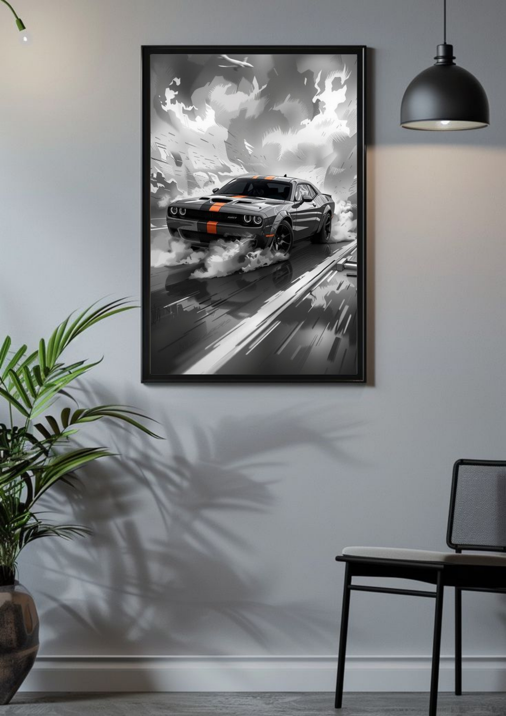 DODGE CHALLENGER SRT • BURNOUT BEAST | Car Posters