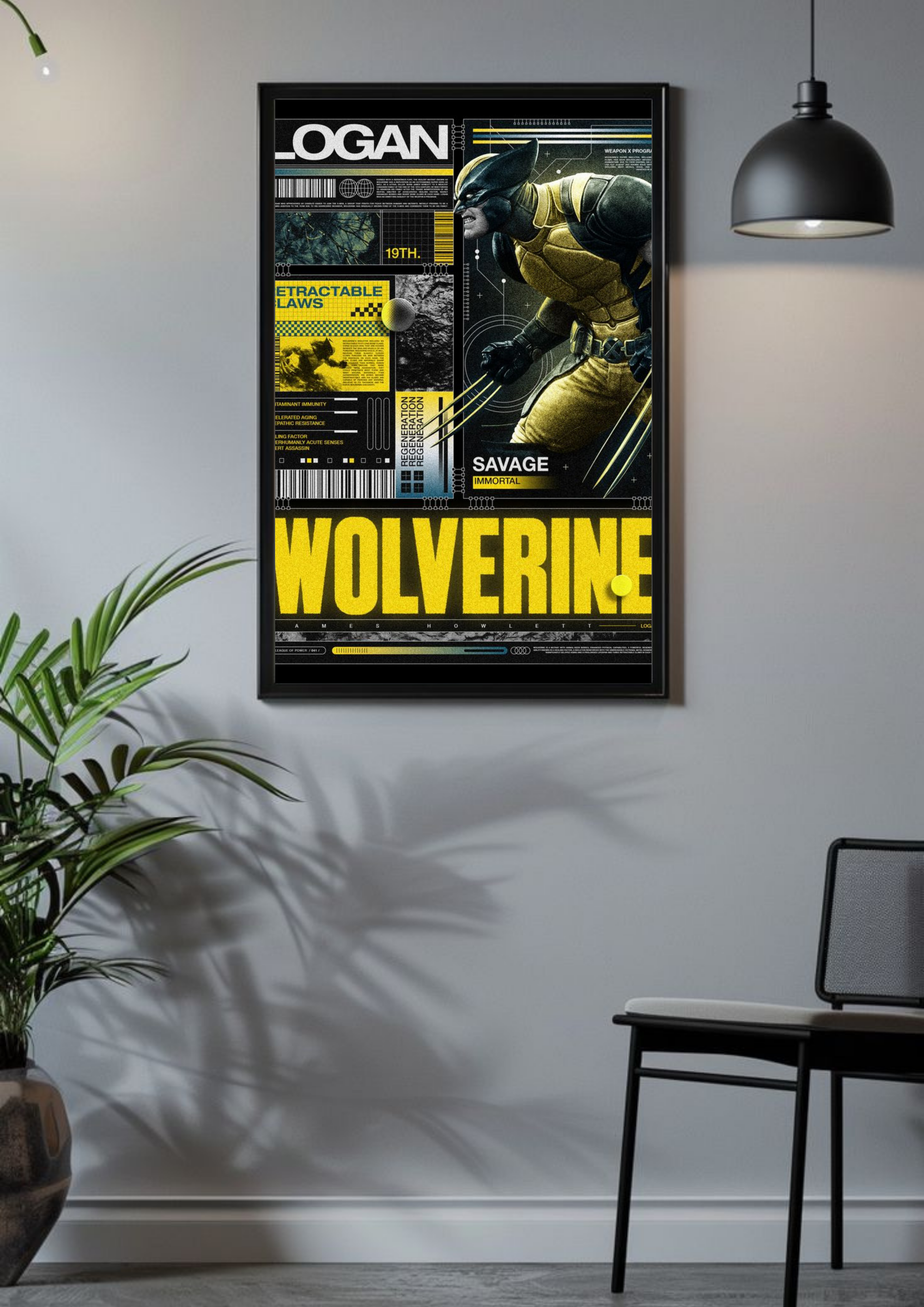 Wolverine | Weapon X File | MARVEL POSTER