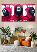 Squid Game | Masked Survival Gauntlet | Thriller Series Posters