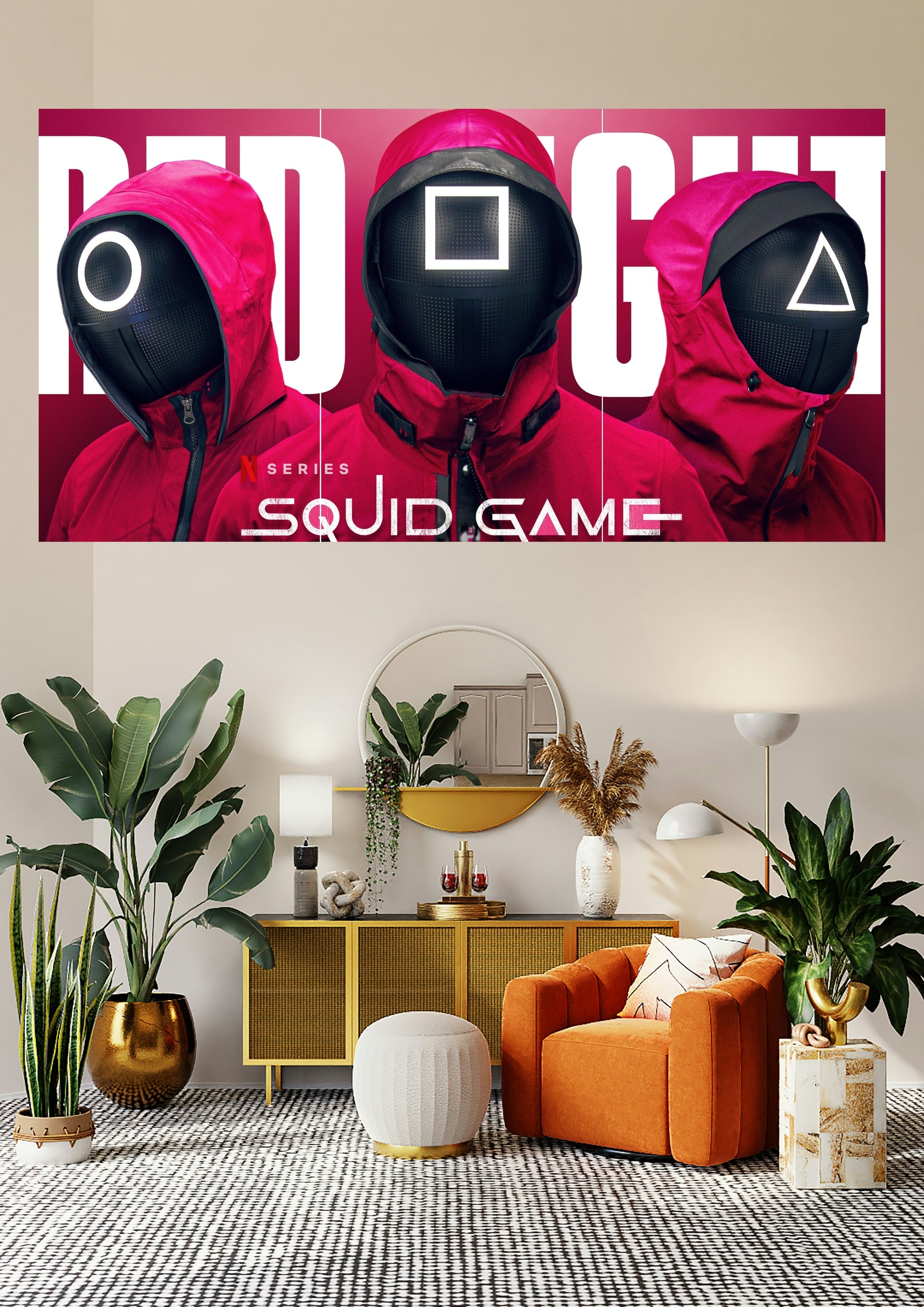 Squid Game | Masked Survival Gauntlet | Thriller Series Posters