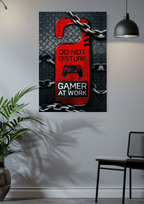 Gamer at Work | Console Gaming | Game Posters