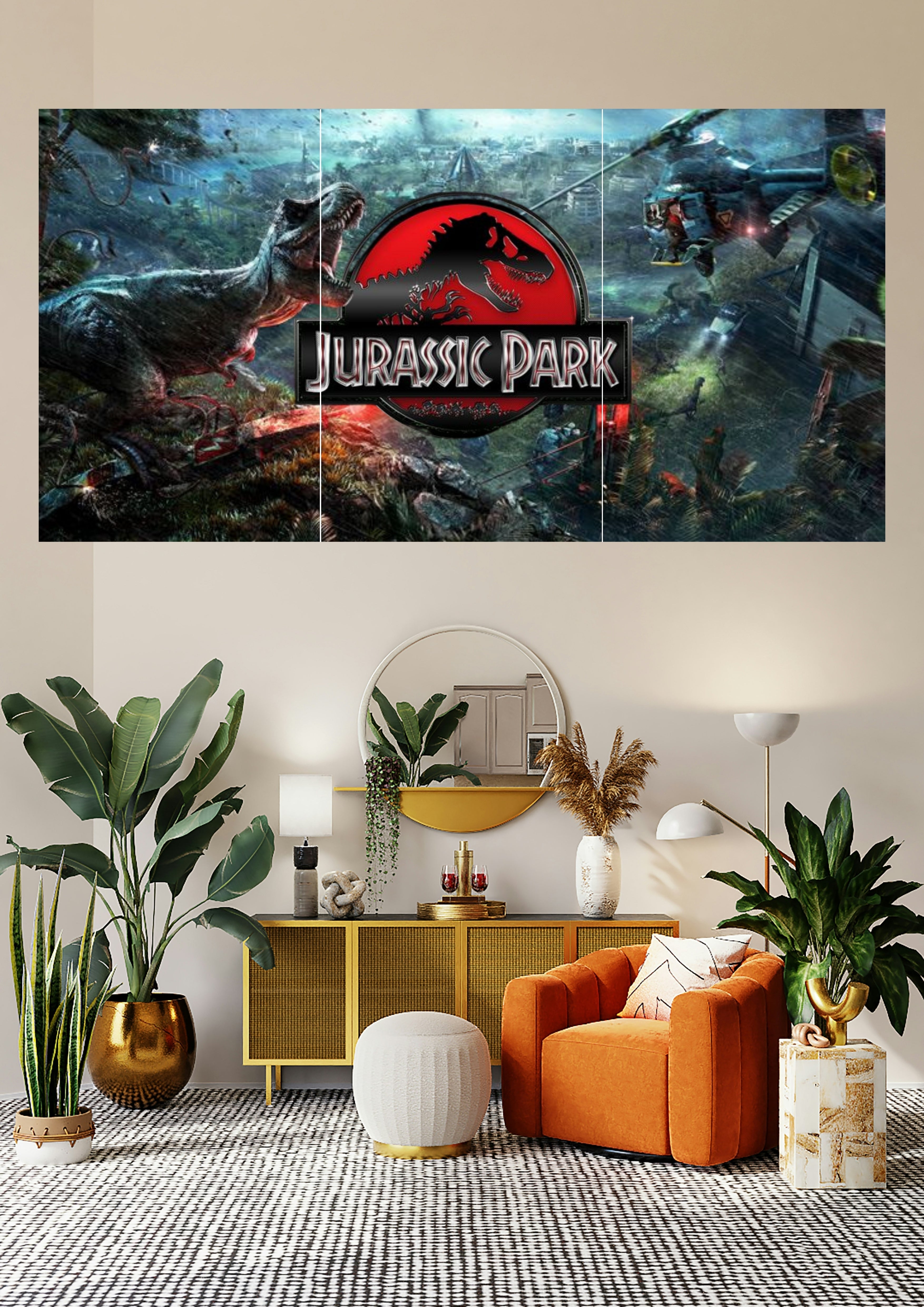 Jurassic Park | Dino Storm Rampage | Adventure Thriller Posters