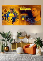 Cristiano Ronaldo | Al Nassr Crown King | Football Royalty Posters