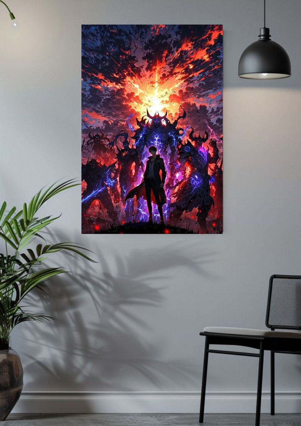 Shadow Monarch Awakens | Solo Leveling Poster