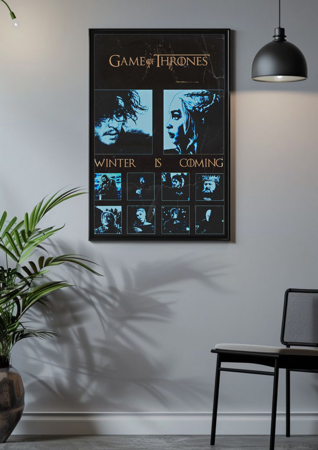 JON SNOW x WINTER IS COMING | GOT | Series Poster