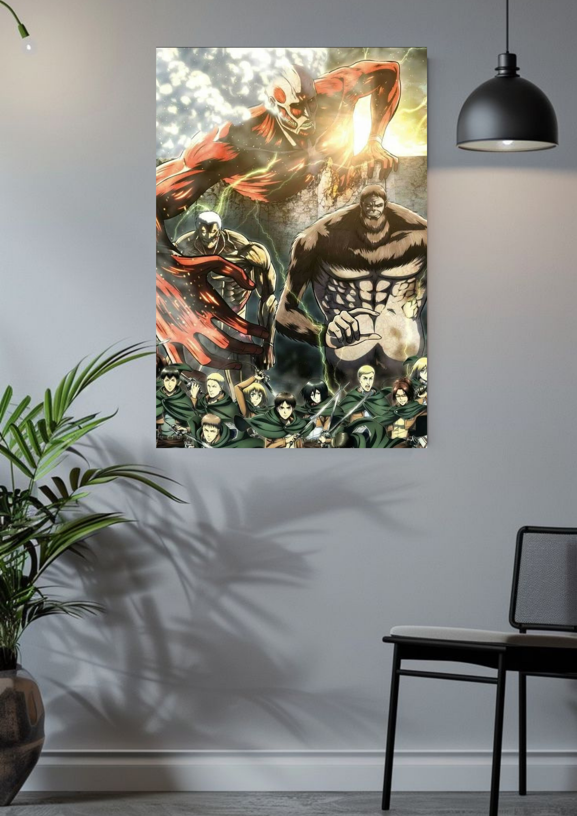 Nightfall Duel | Attack on Titan | Anime Poster