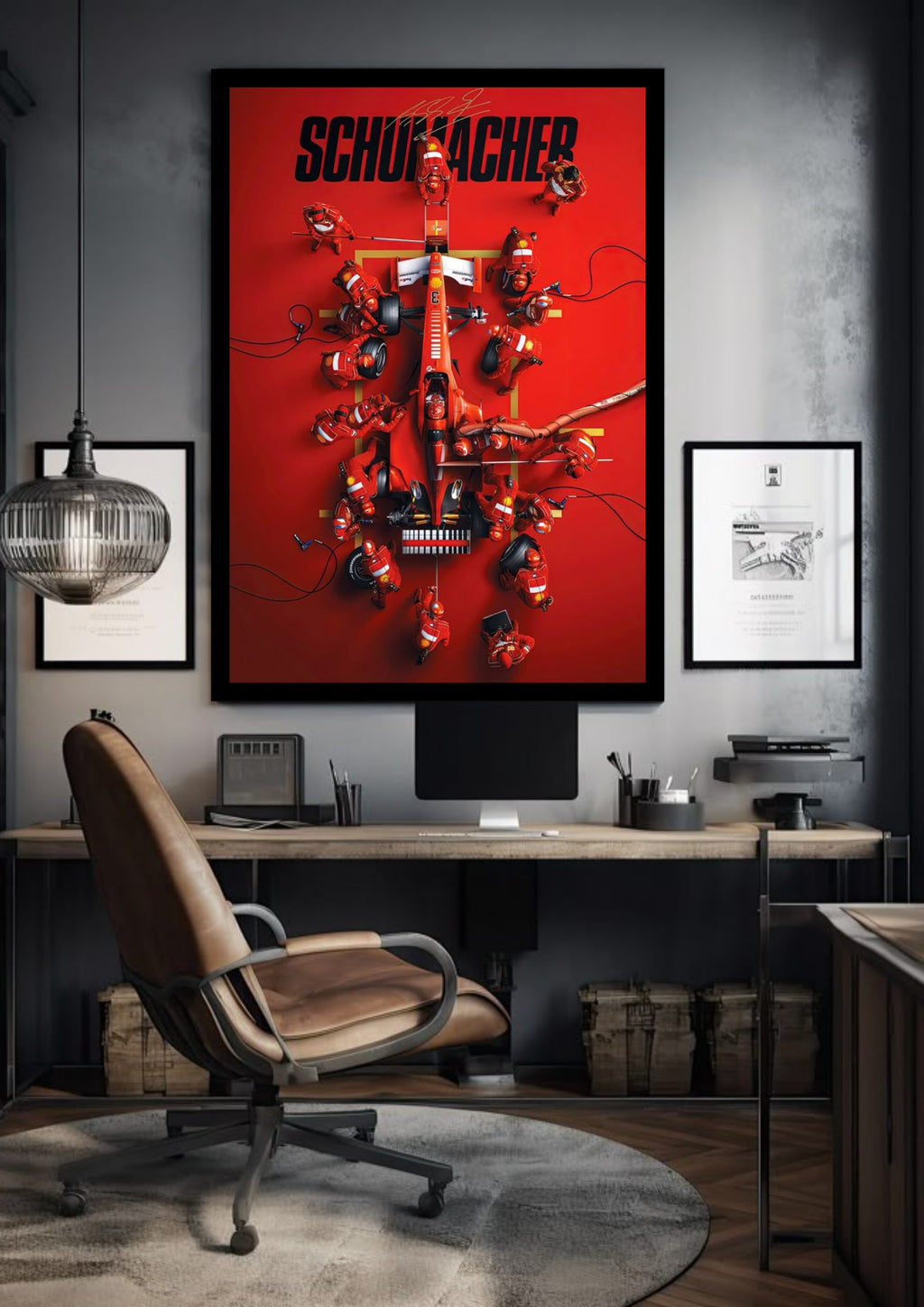 Michael Schumacher Ferrari Pitstop | Formula One | F1 POSTERS